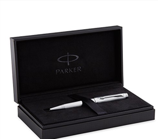 Bút bi parker premier 11 monchrome titanium (Cài trắng)