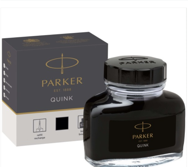 Mực Parker màu đen (Lọ 60ml)