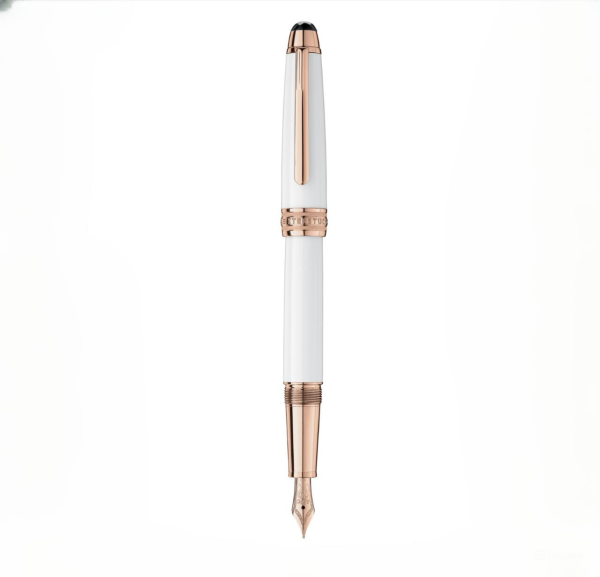 Bút máy Montblanc Meiterstuck White Solitaire Classic red gold