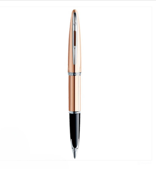 Bút máy waterman carene Pink Gold cài trắng (Màu vàng hồng)