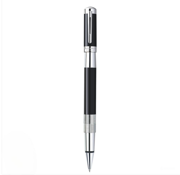 Bút dạ Waterman Elegance black cài trắng (Cài trắng)